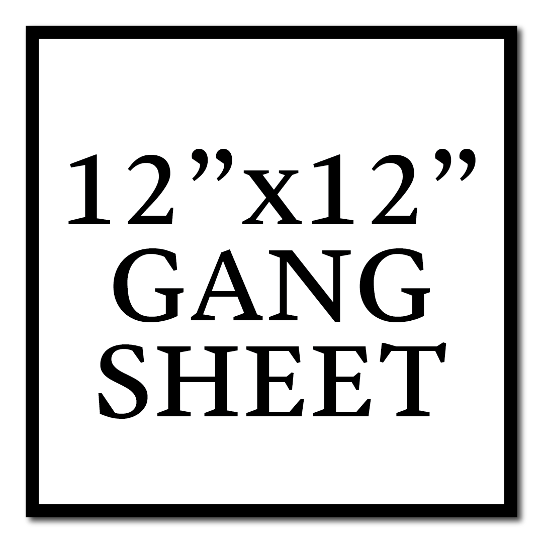 12" x 12" DTF Gang Sheet