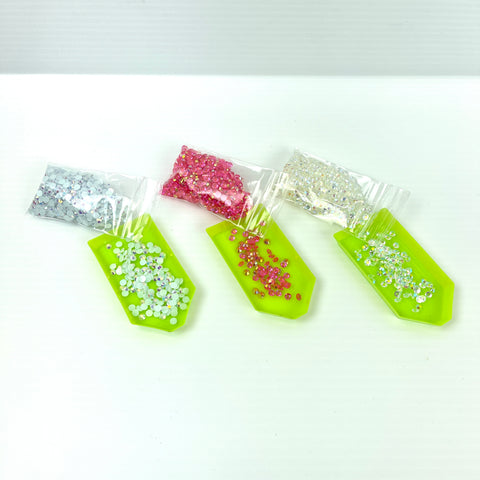 Three Pack Small Rhinestone Sorting Tray