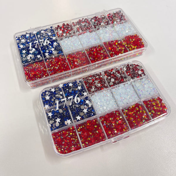 America 1776 Stars and Stripes Rhinestone Kit